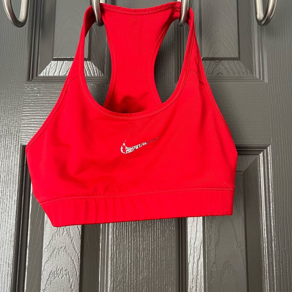 Nike Women's Vibrant Red Sports Bra